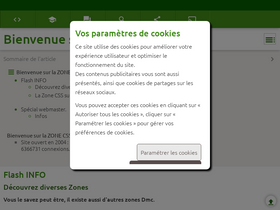 'zonecss.fr' screenshot