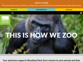 'zoo.org' screenshot