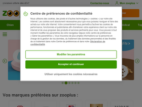 'zooplus.fr' screenshot