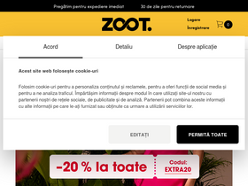 'zoot.ro' screenshot