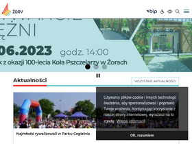 'zory.pl' screenshot