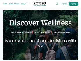 'zotezo.com' screenshot