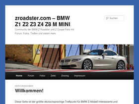 'zroadster.com' screenshot