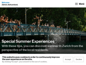 'zuerich.com' screenshot