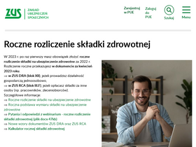 'zus.pl' screenshot