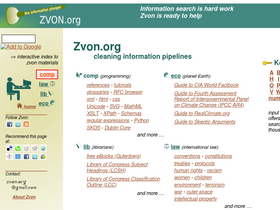 'zvon.org' screenshot