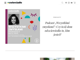 'zwierciadlo.pl' screenshot