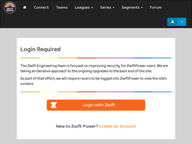 'zwiftpower.com' screenshot