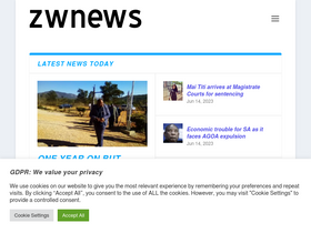 'zwnews.com' screenshot