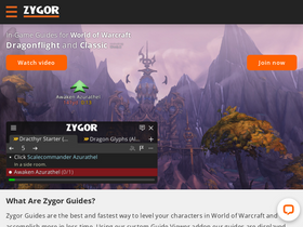 'zygorguides.com' screenshot